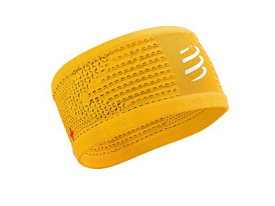 Compressport Headband On/Off citrus prodyšná čelenka