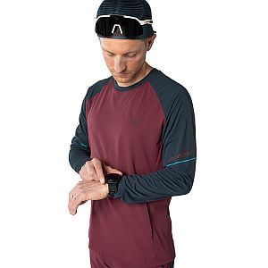 Dynafit Alpine Pro Long Sleeve Shirt M burgundy sportovní tričko s dlouhým rukávem