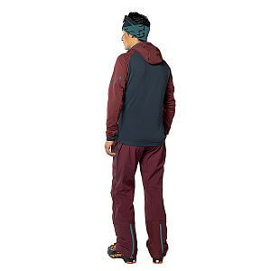 Dynafit Radical Polartec® Hooded Jacket Men burgundy pánská funkční mikina