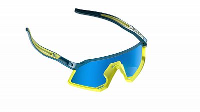 Dynafit Trail Evo Sunglasses mallard blue / yellow cat 3 sportovní brýle