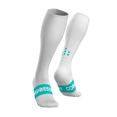 Compressport Full Socks Race Oxygen white