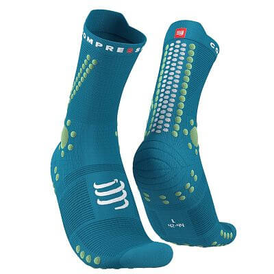 Compressport Pro Racing Socks V4.0 Trail enamel/paradise green
