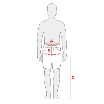 Salewa Agner Light DST M Shorts myrtle - Velikostní tabulka