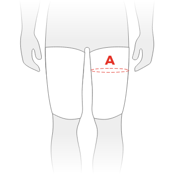 Compressport Trail Under Control Short W black - Velikostní tabulka