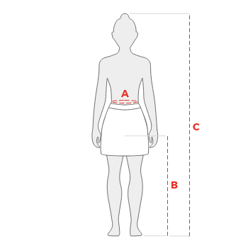 Craft PRO Hypervent 2in1 W Skirt černá s růžovou - Velikostní tabulka