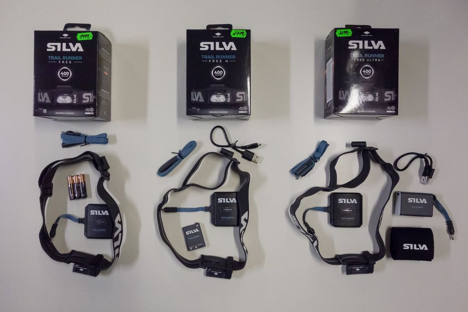 Běžecké čelovky SILVA Trail Runner Free, SILVA Trail Runner Free H a SILVA Trail Runner Free Ultra - co je v balení