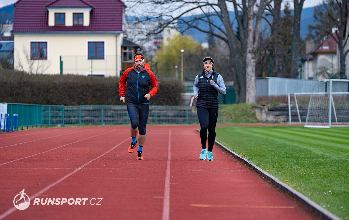 Anna Fernstädt a majitel Runsportu Jindra Sadílek