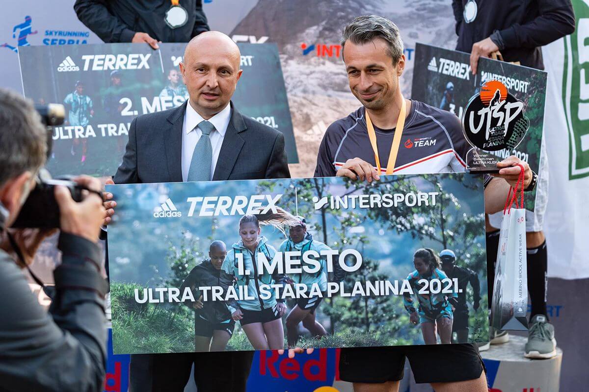 Martin Jor vítězí na Ultra trail Stara planina 2021