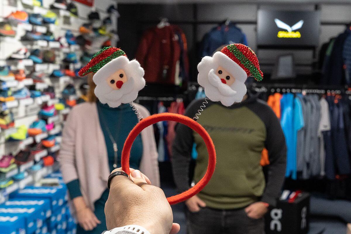 Vánoční večerní shopping