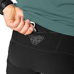 71910-0910 Dynafit Alpine 3/4 Tights M black out detail kapsa