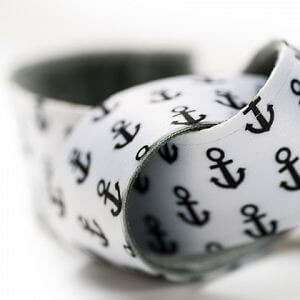 BJEŽ Sport Headband Anchor white - 2,5 cm_1