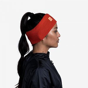 Buff-Crossknit-Headband-solid-fire2