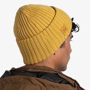 Buff Knitted Beanie Hat ervin honey zadní pohled