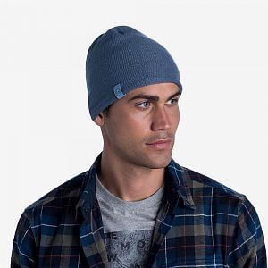 Buff Knitted Hat lekey ensign blue3