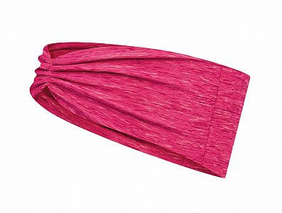 Čelenka-BUFF-CoolNet®-UV+-Tapered-Headband-Flash-Pink-Htr_1