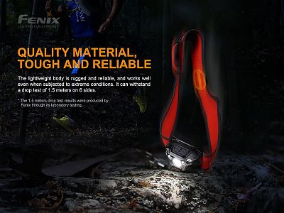 Čelovka Fenix HL18R-T odolný kvalitní materiál