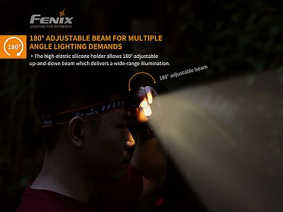 Čelovka Fenix HM23 sklopitelné světlo