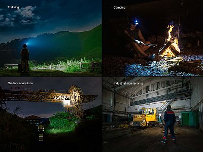 Čelovka Fenix HM60R V2.0 výkonná nabíjecí čelovka