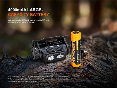 Čelovka Fenix HM60R V2.0 výkonná nabíjecí čelovka