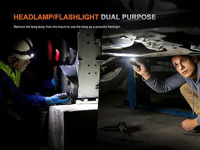 Čelovka Fenix HM61R Amber V3.0