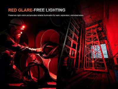 Čelovka Fenix HM61R Amber V3.0