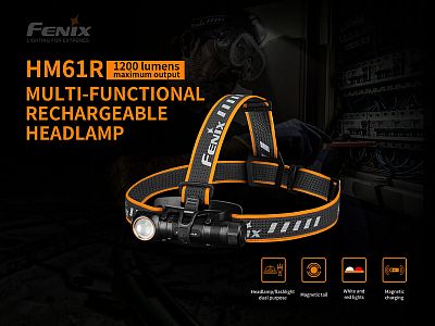 Čelovka Fenix HM61R Amber výkonná outdoor čelovka