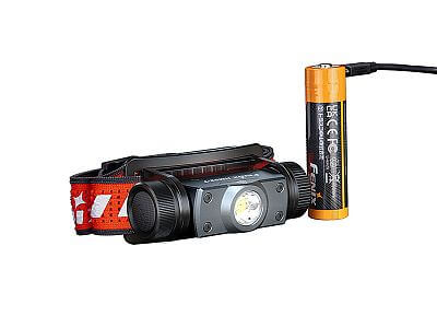 Čelovka Fenix HM62-T černá napájení baterie
