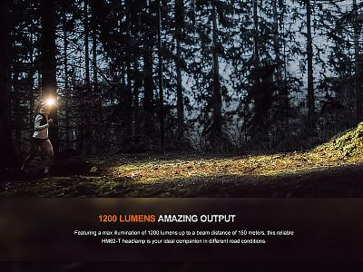 Čelovka Fenix HM62-T černá vysoká svítivost lumeny