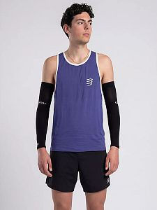 Compressport Armforce black běžecké kompresní návleky černé