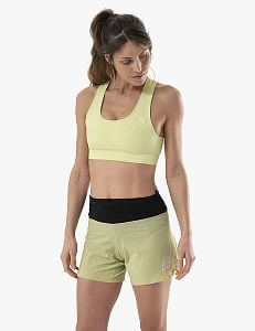 Compressport FeelFree Seamless Bra shadow lime dámská sportovní podprsenka vhodná na trailový běh i turistiku
