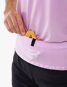 Compressport Free Belt 2.0 orchid/apricot oboustranný běžecký opasek s kapsami