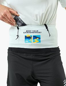 Compressport Free Belt Pro - UTMB 2025 ice flow běžecký opasek gely
