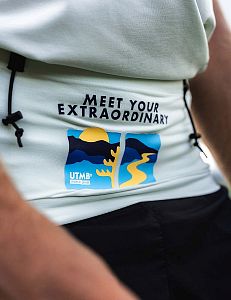 Compressport Free Belt Pro - UTMB 2025 ice flow běžecký opasek