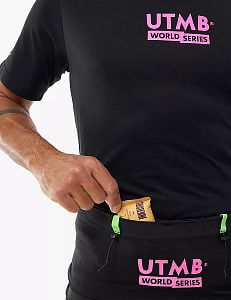 Compressport Free Belt Pro - UTMB 2026 - black běžecký opasek