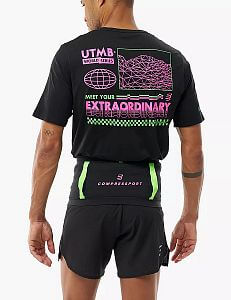 Compressport Free Belt Pro - UTMB 2026 - black běžecký opasek