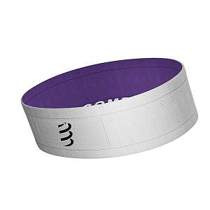 Compressport Free Belt white/lilac pás na trailové běhání