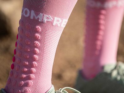 Compressport Full Socks Run pink 3d výstupky