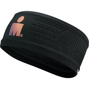 Compressport Headband On/Off - Ironman 2025 black/MDot Sunset běžecká čelenka limitovaná kolekce