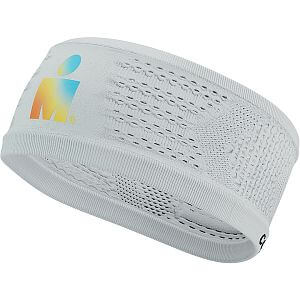 Compressport Headband On/Off - Ironman 2025 sugar swizzle/MDot Sunrise běžecká čelenka limitovaná kolekce