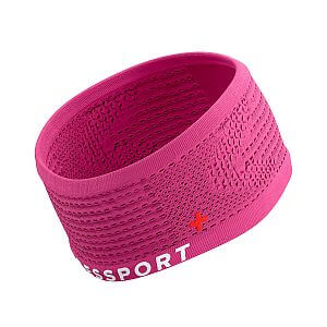 Compressport Headband On/Off magenta běžecká čelenka