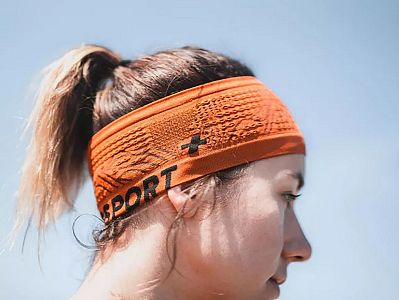 Compressport Headband On/Off - trail capsule 2023 - rust/blackčelenka na sport