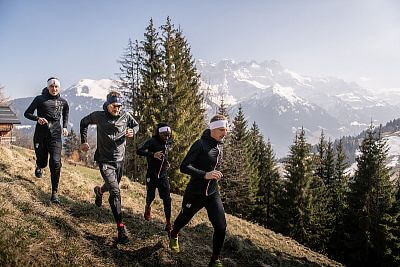 Compressport Hurricane Waterproof 10/10 Pants black voděodolné kalhoty