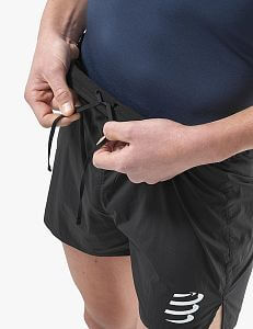 Compressport Performance Short M black stahovací šňůrka
