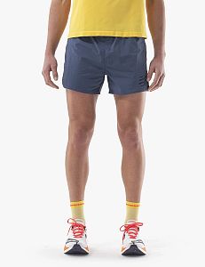 Compressport Performance Short M indigo pánské běžecké kraťasy kratšího střihu