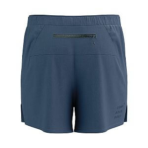 Compressport Performance Short M indigo pánské běžecké kraťasy zadní pohled