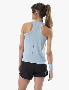 Compressport Performance Singlet W cashmere blue dámské běžecké tílko