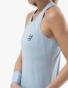 Compressport Performance Singlet W cashmere blue dámské prodyšné tílko