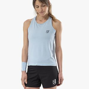 Compressport Performance Singlet W cashmere blue dámské sportovní tílko
