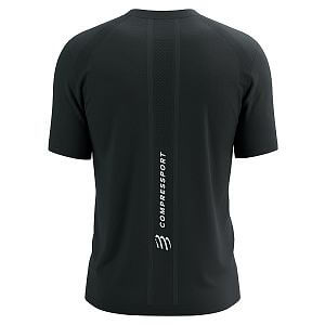 Compressport Performance SS TShirt M black pánské běžecké tričko