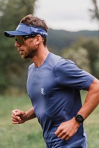 Compressport Performance SS TShirt M indigo pánské sportovní tričko